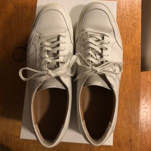 Vince White Leather Tennis Shoes | Size 10.5